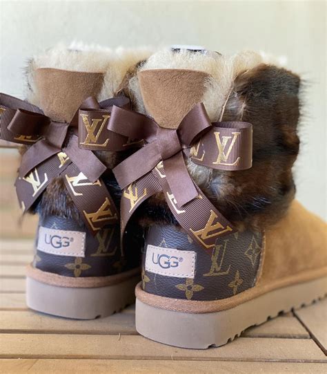 uggs with louis vuitton|Louis Vuitton UGG boots real.